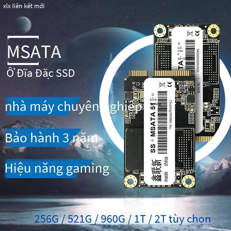Phong cách mới nhất MSATA ssd ổ cứng thể rắn msata3 1t 256g máy tính xách tay ổ cứng máy tính để bàn 512G 2T
