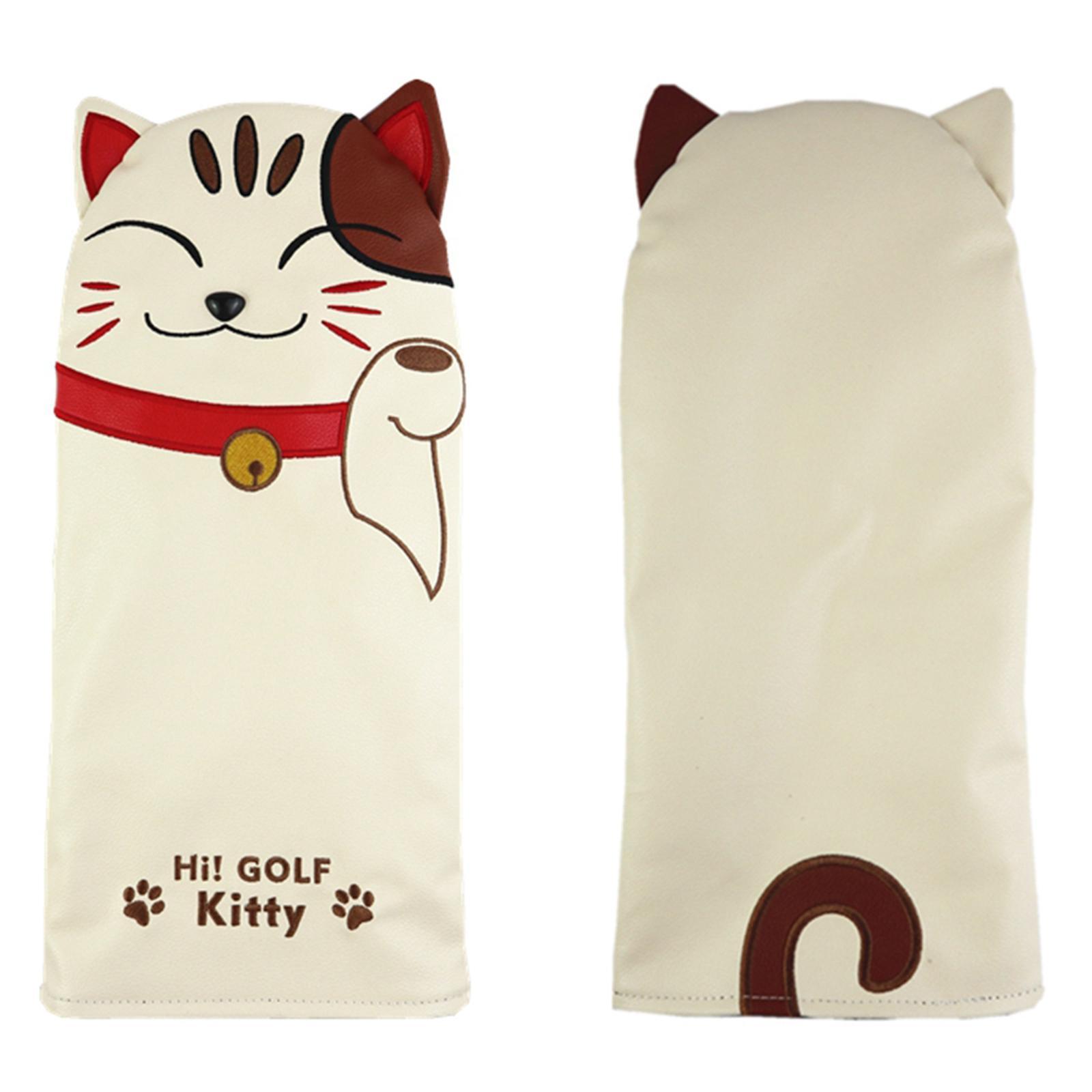 Golf Club Head Covers, Golf Driver Covers Wood Cover Hybrid Cover PU Leather Golf Wood covers for head Utility