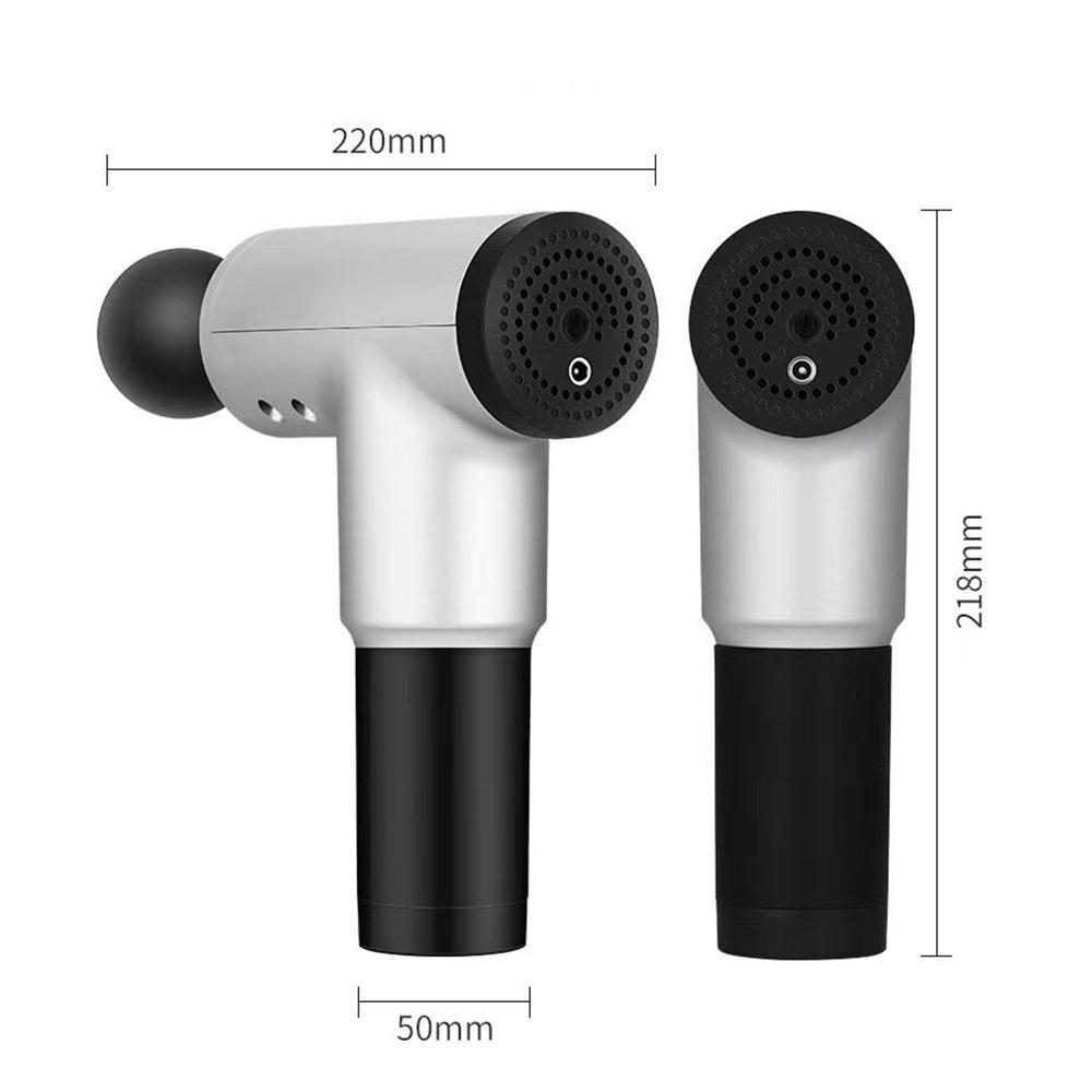 Máy Massage Cầm Tay Tiện Lợi 4 Đầu 6 Tốc Độ Rung Giúp Giãn Cơ Bắp, Thư Giãn, Lưu Thông Máu Hiệu Quả.