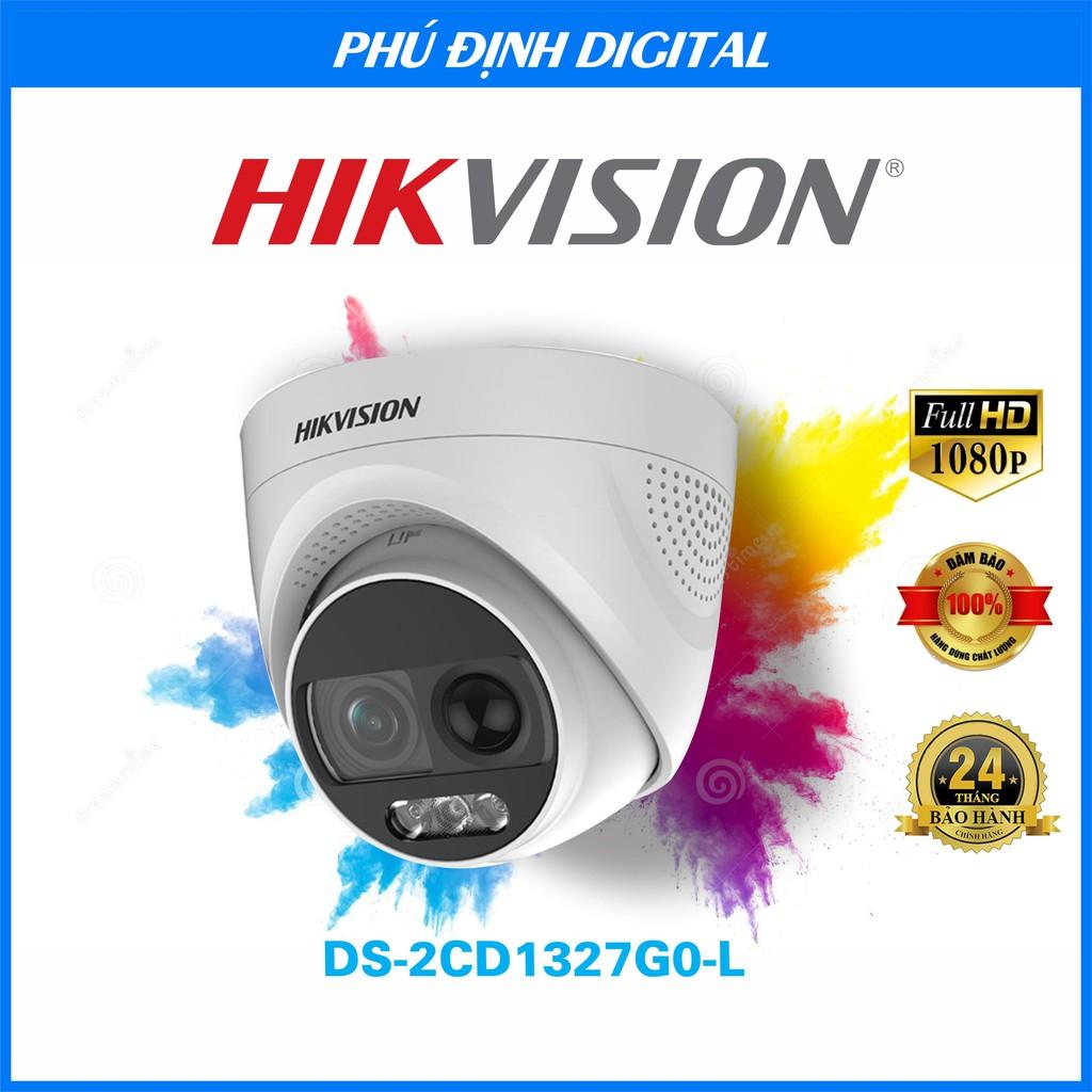 Camera HDTVI Colorvu 2MP HIKVISION DS-2CE72DFT-PIRXOF - HÀNG CHÍNH HÃNG