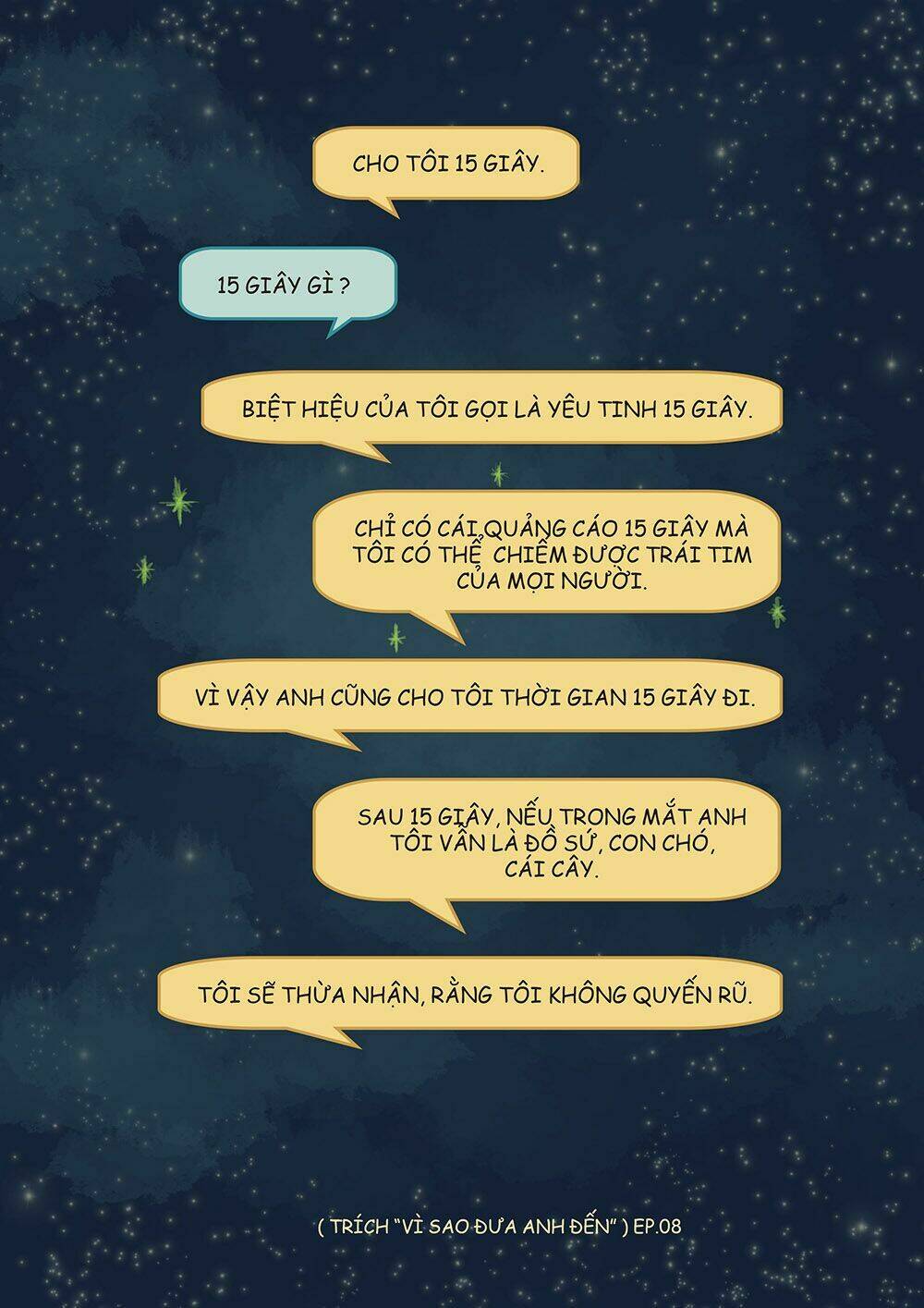 mục đích anh đến trái đất này là? chapter 1 6