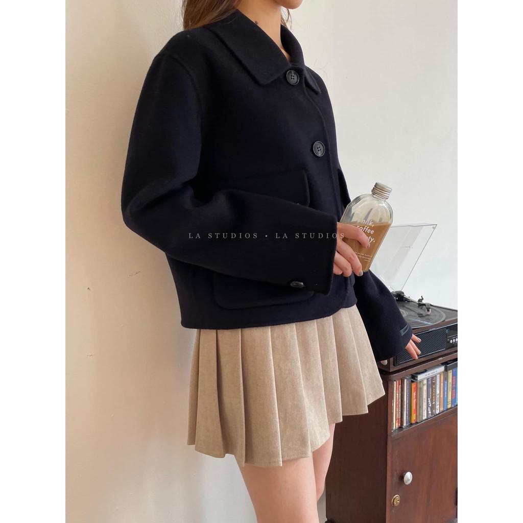 Áo khoác dạ ngắn Handmade Hàn Quốc
