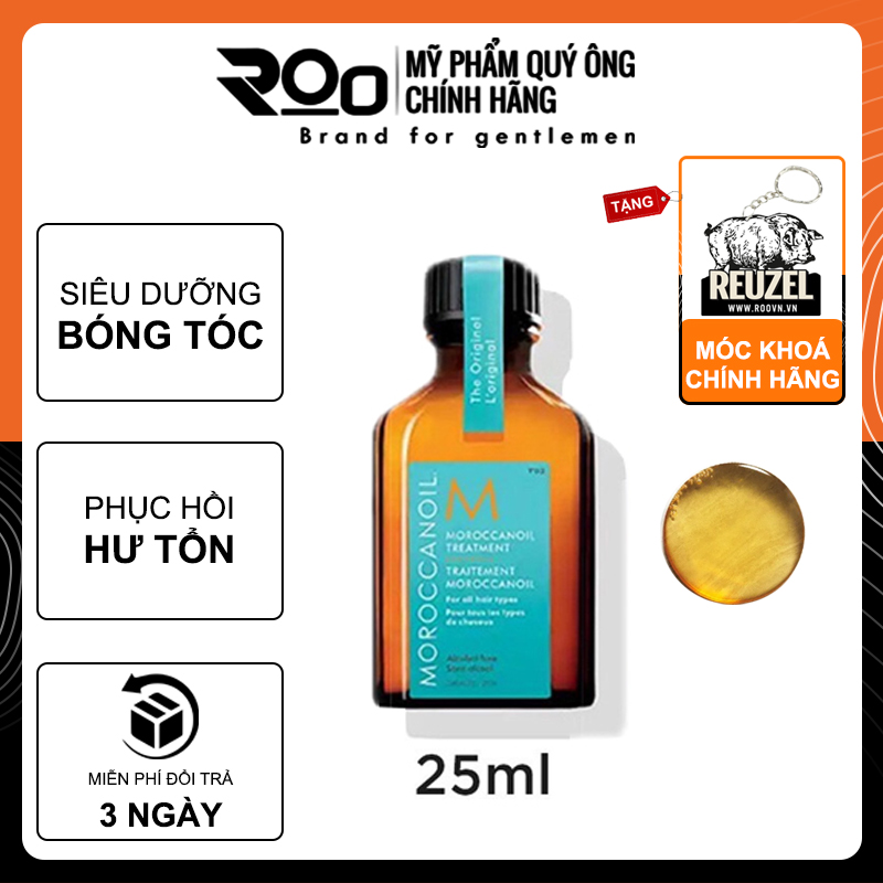 Tinh Dầu Dưỡng Moroccanoil Treatment Phục Hồi Tóc Hư Tổn Full Size -  Tặng móc khoá chính hãng