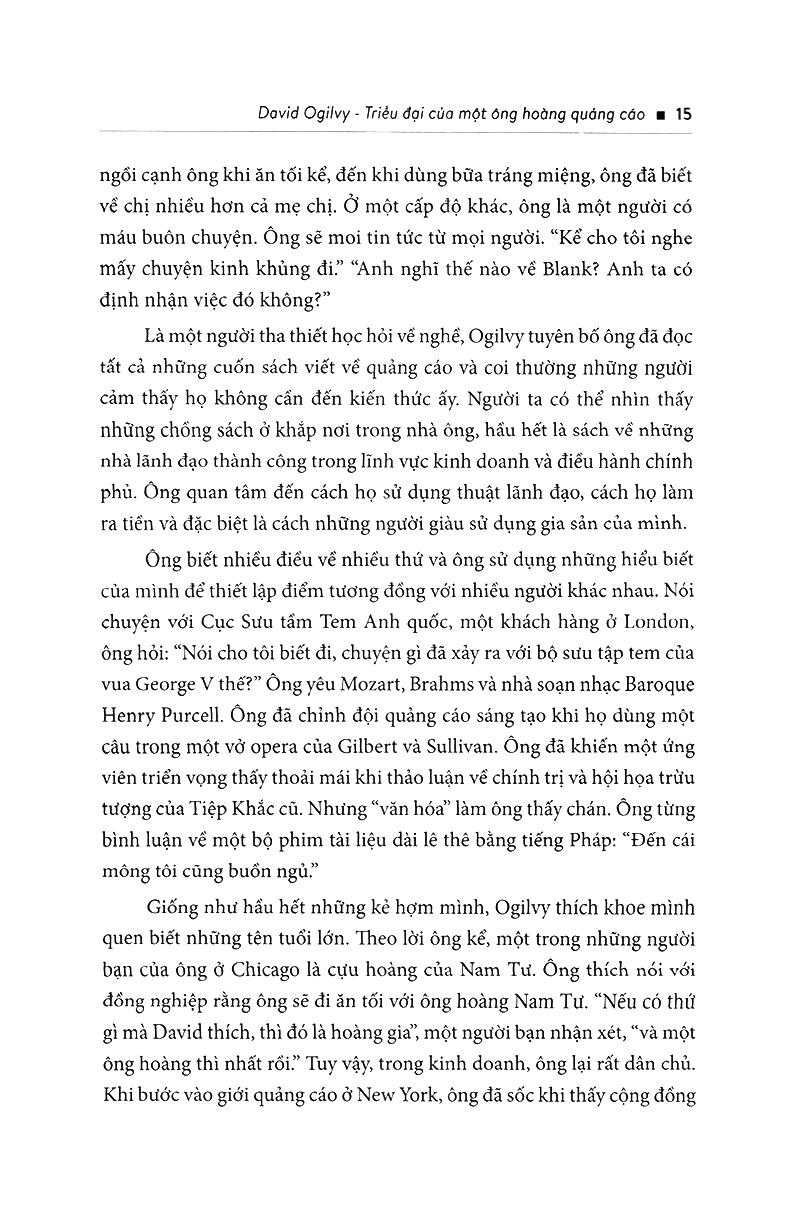 Sách David Ogilvy - Triều Đại Của Một Ông Hoàng Quảng Cáo