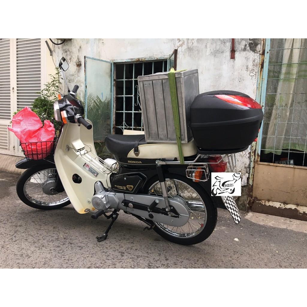 Thùng Givi E250N kèm đế và bát gắn cho xe Cub, thùng givi 25 lit