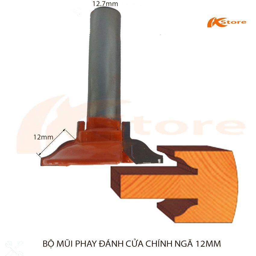 MŨI PHAY GỖ ĐÁNH CỬA CHÍNH NGÃ 12MM  HÀNG VIỆT NAM CHẤT LƯỢNG CAO - MŨI SOI GỖ