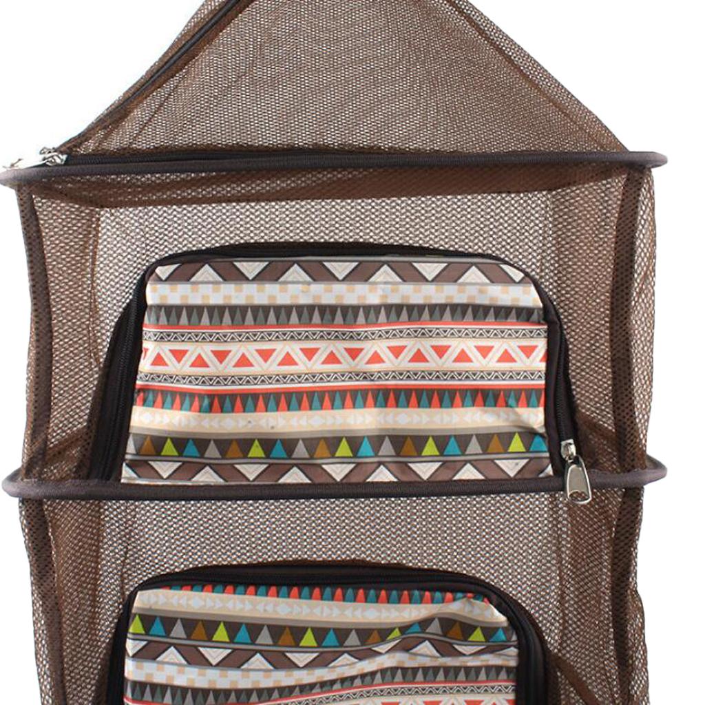 Mesh Cloth Cookware Storage Bag Camping Drawstring Hanging Pouch