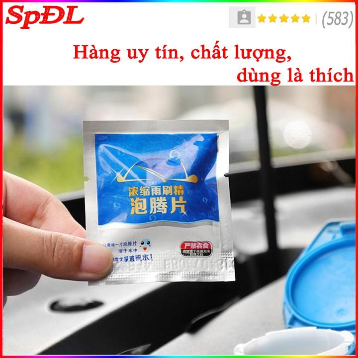 Viên sủi rửa kính xe ô tô - loại 1 viên pha 4 lít nước giúp tẩy sạch kính lái