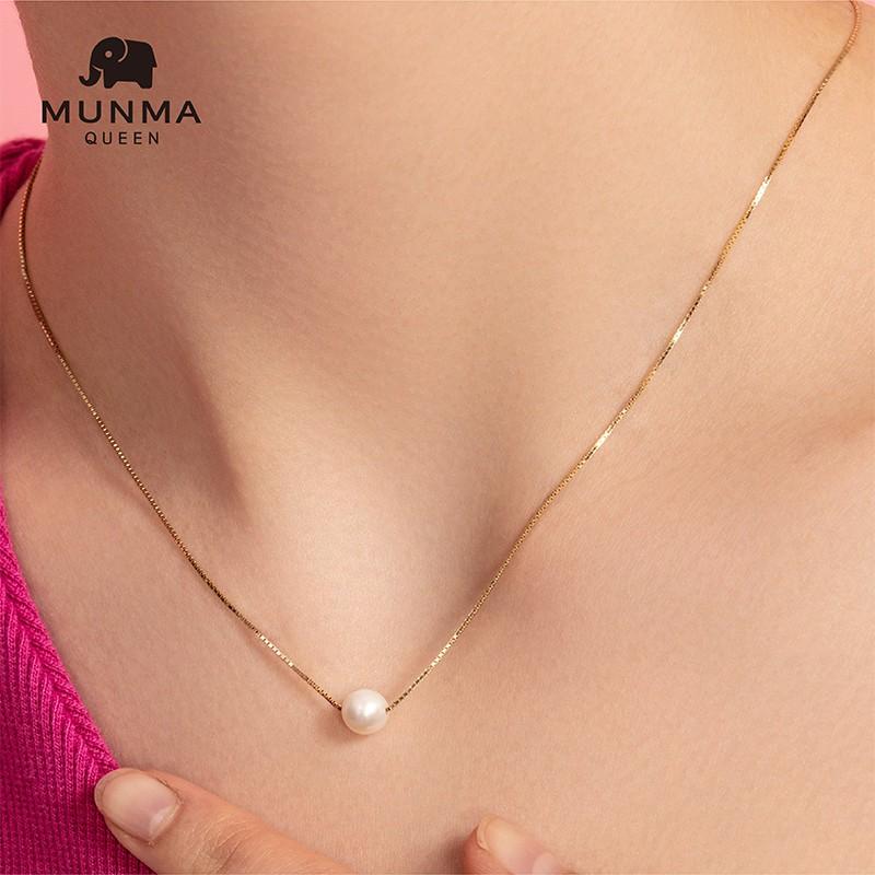 Vòng cổ dây chuyền đính hạt đơn giản sang trọng
