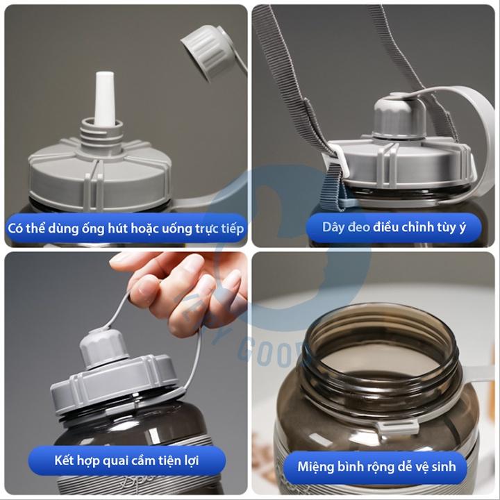 Bình Đựng Nước Sports Phong Cách Thể Thao 2000ml
