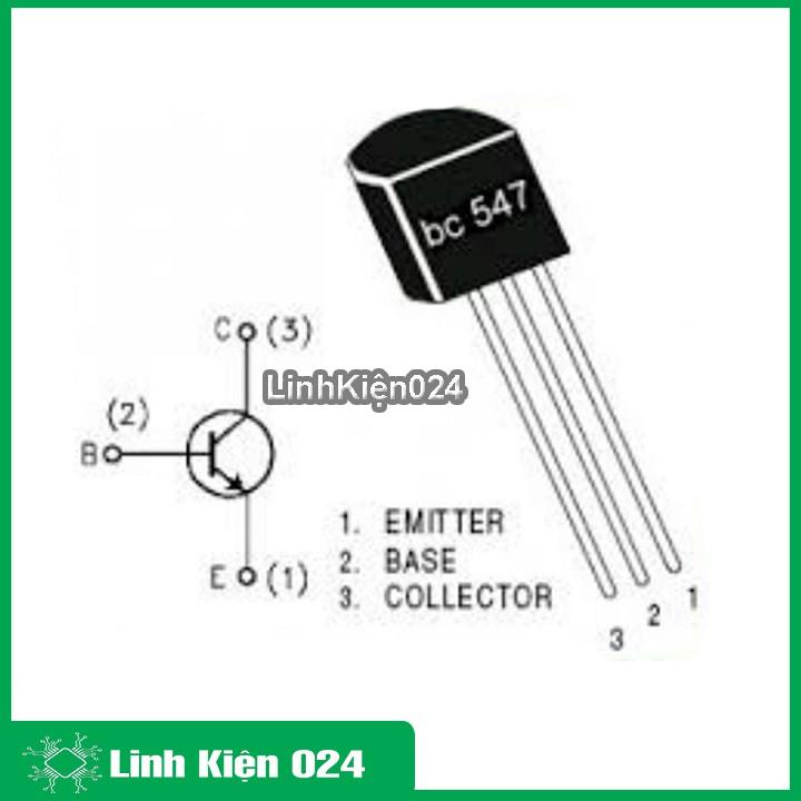 Gói 50 Con Transistor BC547 TO-92 NPN 0,1A 50V