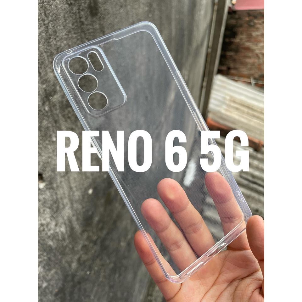 Ốp Lưng silicon Gor cho Oppo Reno 6 5G Trong Suốt. khoét mắt Camera - hàng nhập khẩu
