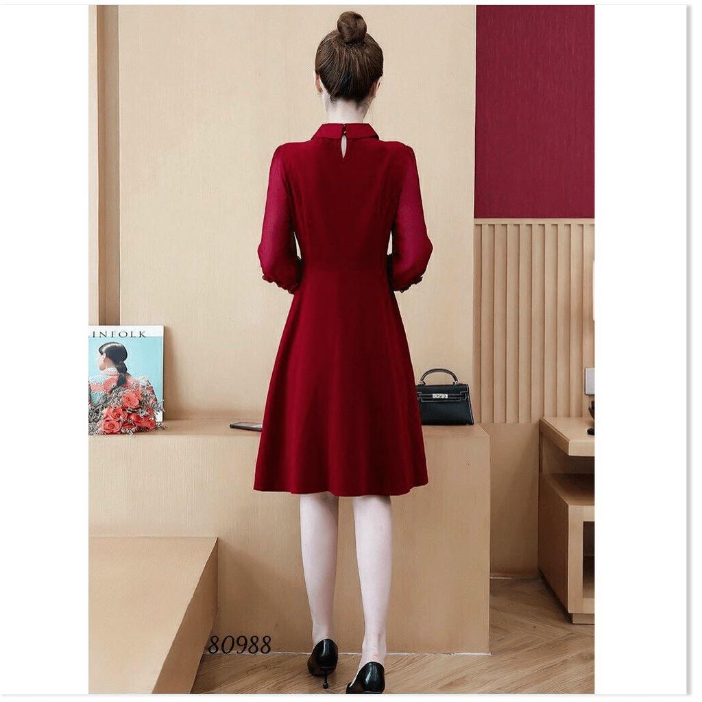 ĐẦM VOAN UMI ĐÍNH NGỌC CỰC SANG