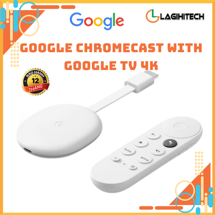 Hình ảnh Bộ điều khiển thông minh Google Chromecast with Google TV - Hàng Nhập Khẩu