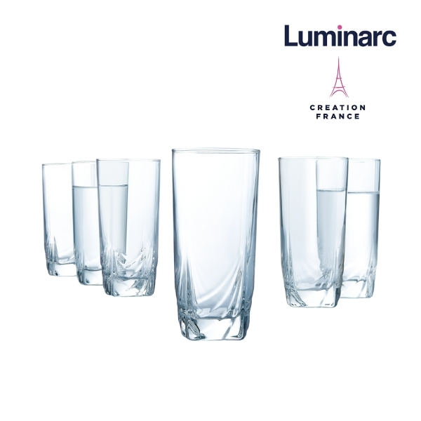 Bộ 6 Ly Cao Thuỷ Tinh Luminarc Ascot 330ml -  LUASN1308 