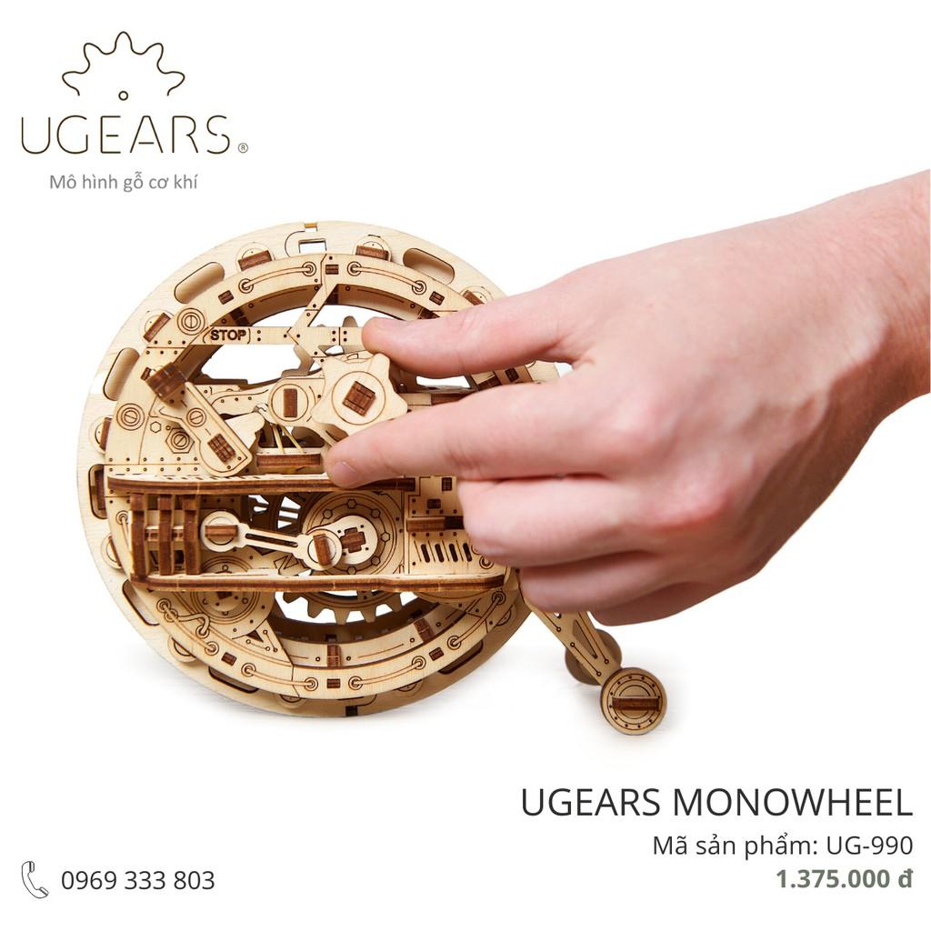 Mô Hình Gỗ Cơ Khí- UGEARS MONOWHEEL - Chính Hãng Ugears