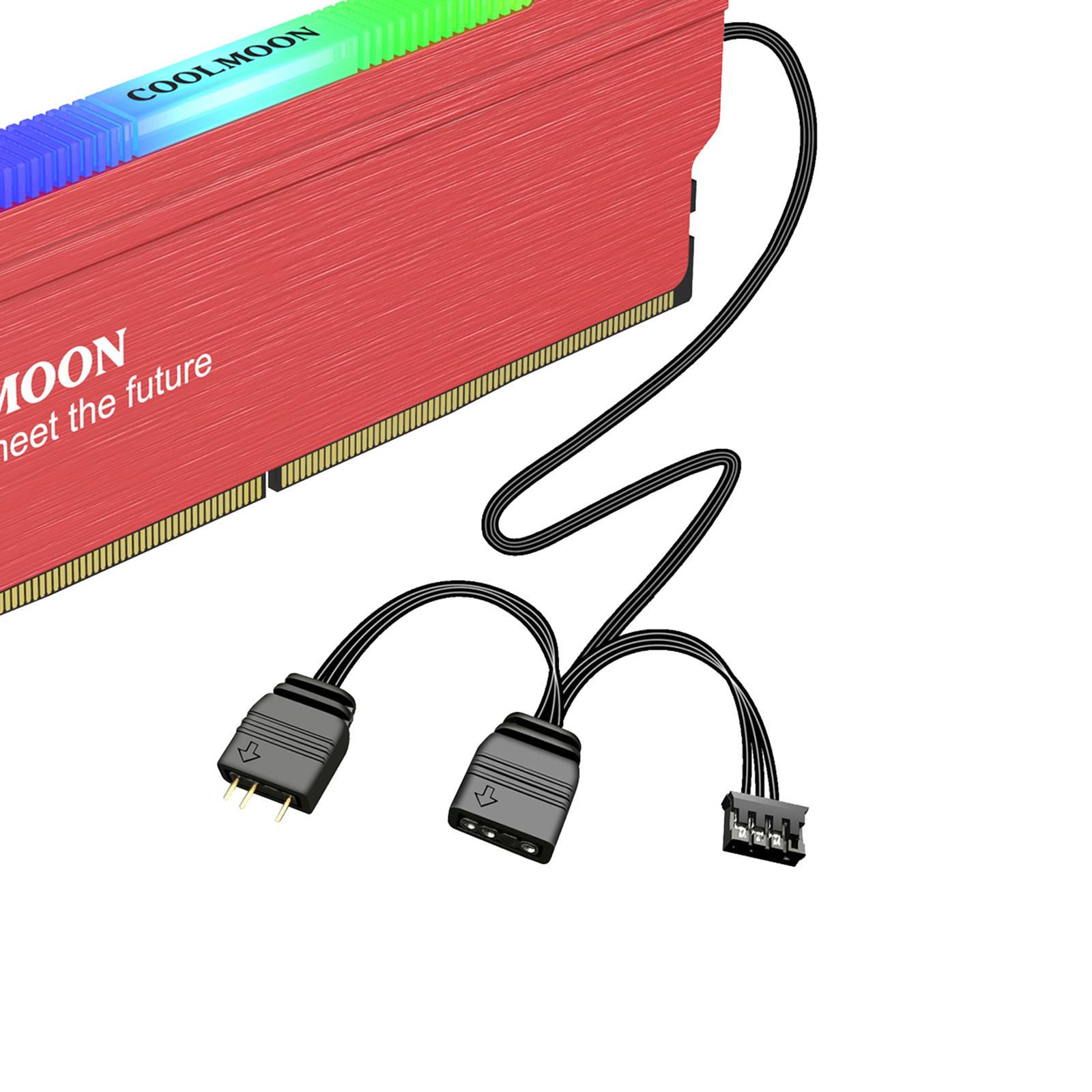 Aluminum Alloy DDR Memory RAM Cooler Radiator for DDR2 DDR3 DDR4DIY PC
