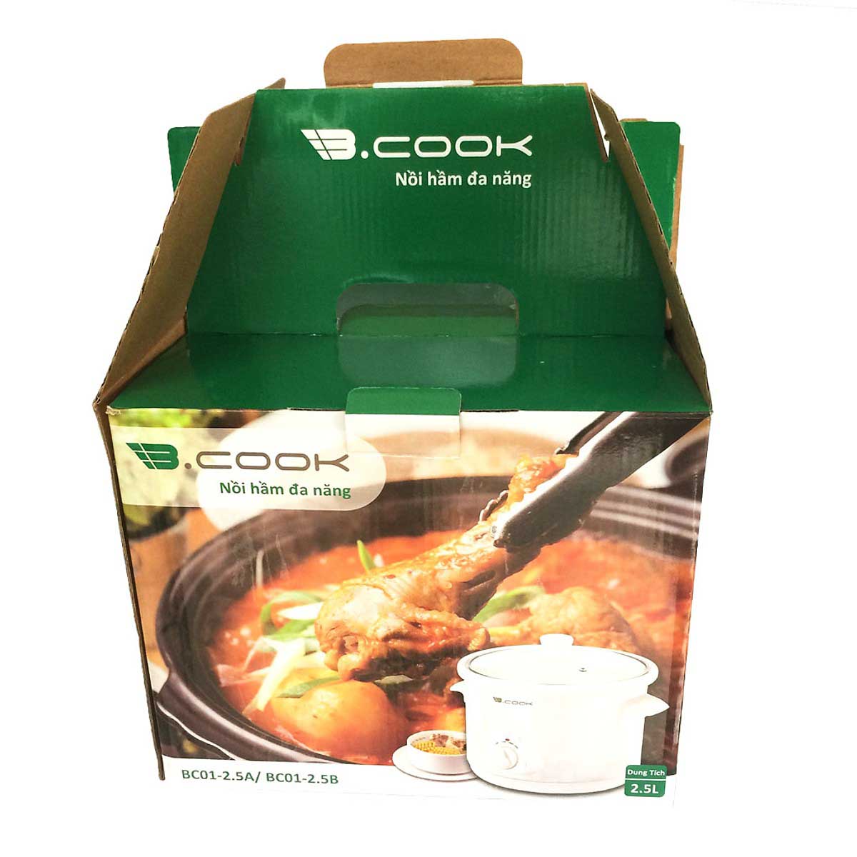 Nồi hầm điện tử đa năng 2.5 Lít B.Cook Bohmann BC01-2.5B chính hãng