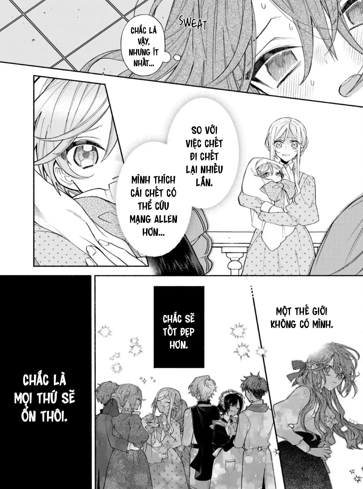 vì đã trở về thân phận ác nữ nên tôi nghĩ mình sẽ chạy trốn khỏi hoàng tử CHƯƠNG 3 3