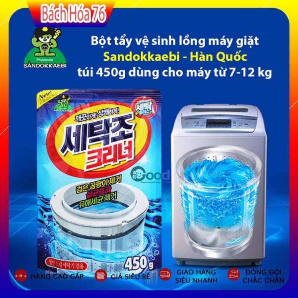 Bột Tẩy Vệ Sinh Lồng Giặt Hàn Quốc 450G