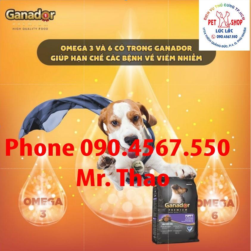 20KG Thức ăn cho chó Ganador - FIB's - adult - puppy - Cừu - Trứng Sữa - Cá Hồi - Sữa DHA Đủ Loại 20KG