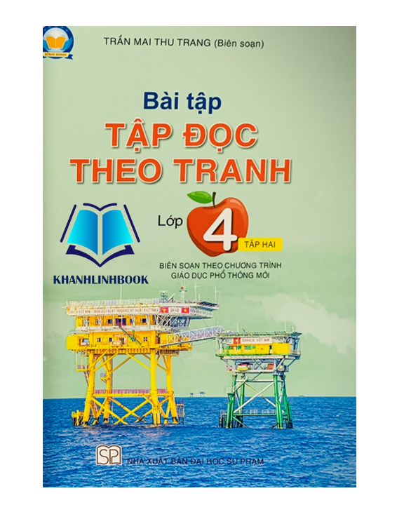 Sách - Combo Bài tập tập đọc theo tranh lớp 4 tập 1 + 2
