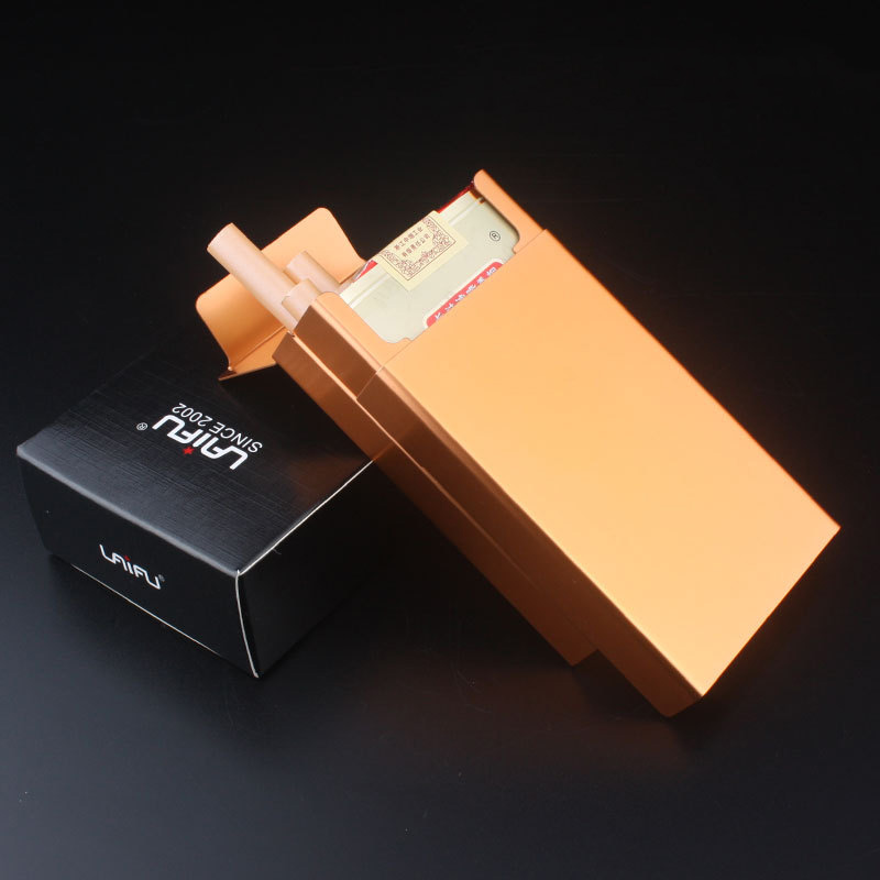 Hộp Đựng Thuốc 20 Điếu Lớn Nắp Trượt Kim Loại Nhiều Màu