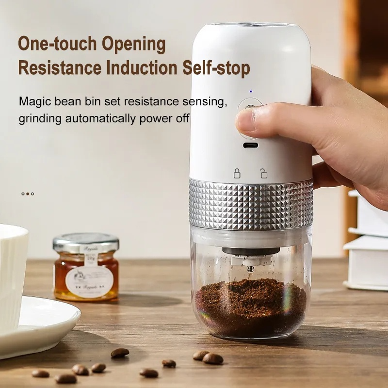 Máy xay cà phê Điện Máy xay hạt cà phê tự động nhỏ USB tại nhà máy xay hạt cà phê dụng cụ nhà bếp