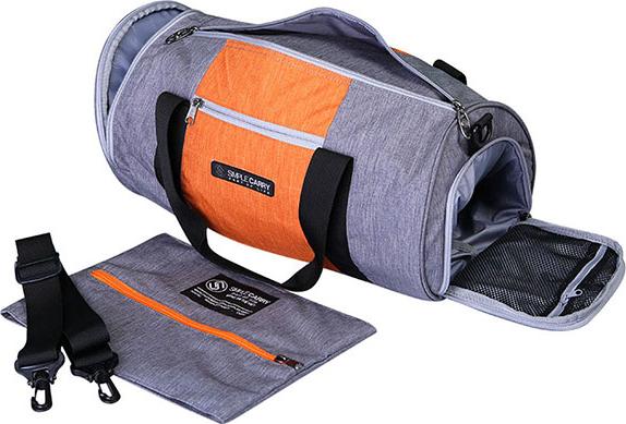 Túi đeo Gym bag small Grey/Orange