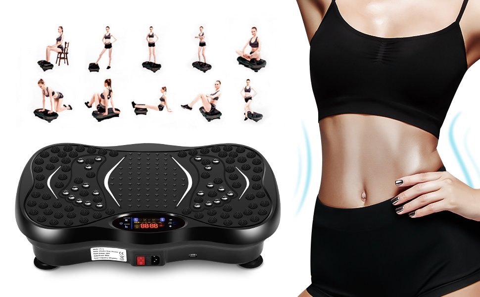 Máy Tập Thể Thao Rung Giảm Cân VEVOR SlimBody P5 Bluetooth cao cấp