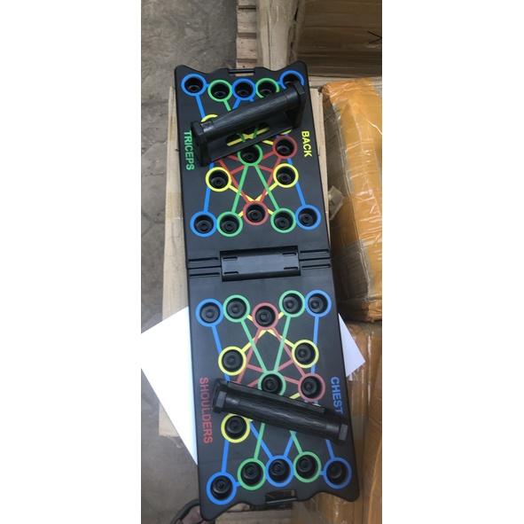 Dụng cụ hít đất chống đẩy đa năng 12 trong 1 chống đẩy hướng dẫn tập luyện cho tập gym tại nhà thích hợp cho cử tạ, tập