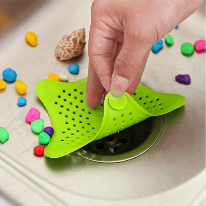 1 Pcs Bath Sink Strainer Drain Hair Catcher Bath Stopper Plug Sink Strainer Filter Shower Sink Strainer Plug Kitchen Accessories