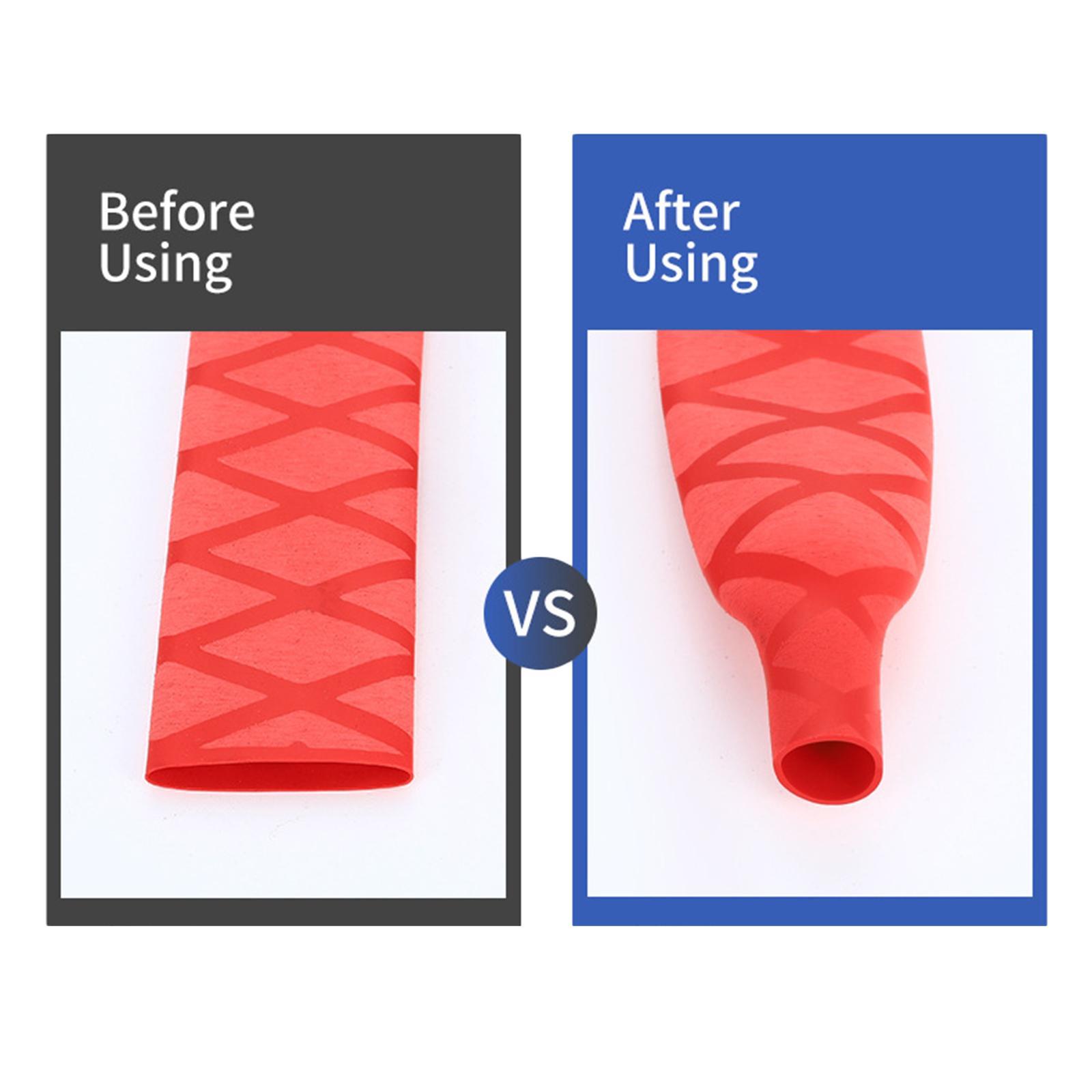 Heat Shrink Sleeve Wrap Tubing for Fishing Rod Handle Cork with Non Slip Waterproof and Insulation 1 Meter