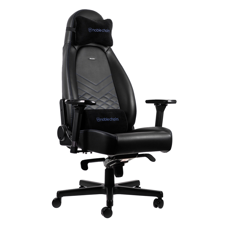 Ghế Chơi Game NobleChairs ICON Series - Đen/Đỏ - Hàng Chính Hãng