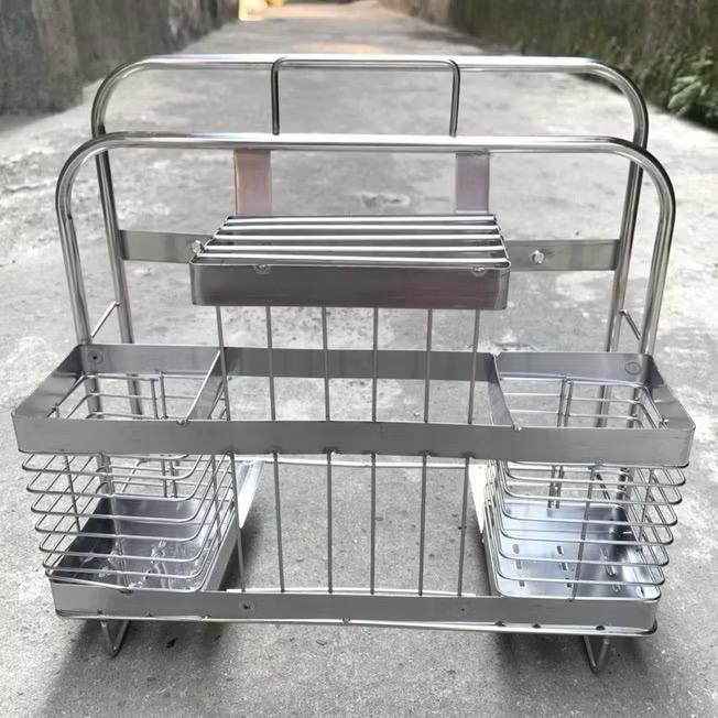 [AnhOtShop] Kệ để dao, thớt, đũa inox 304 dày dặn sáng bóng, Kệ để dao thớt inox 304 bản cao cấp, hàng loại 1