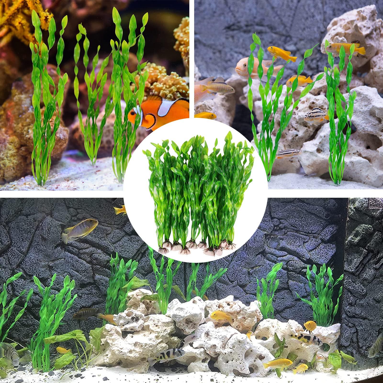 Thủy cung 10 miếng Thủy cung Thực vật nhân tạo Cá nhân tạo Cá lớn trang trí bể cá nhân tạo Trang trí cá trang trí cho cá cho hồ cá tất cả cá an toàn