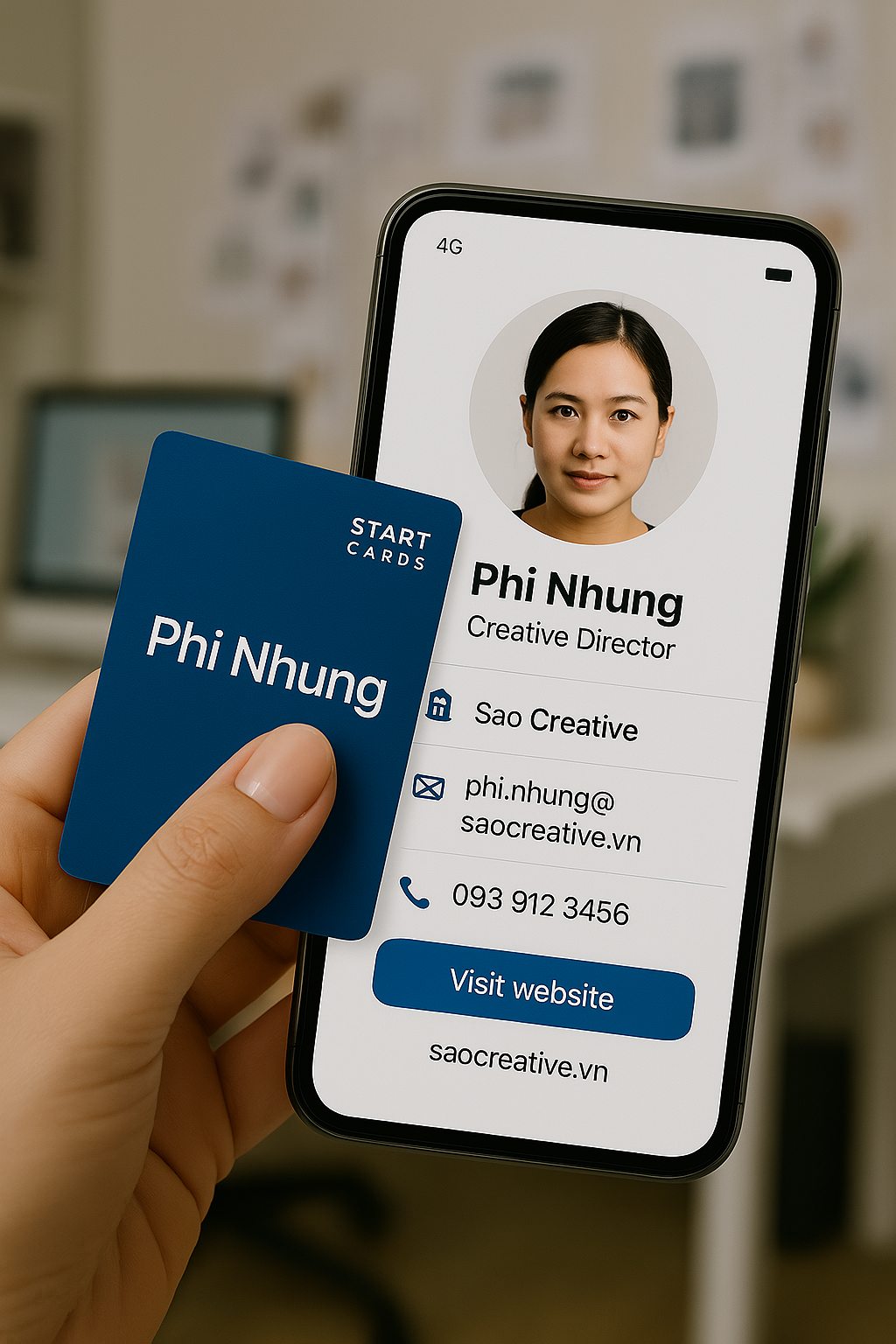 Thẻ Danh Thiếp Thông Minh Một Chạm - Miễn Phí Trọn Đời Tài Khoản Danh Thiếp Điện Tử