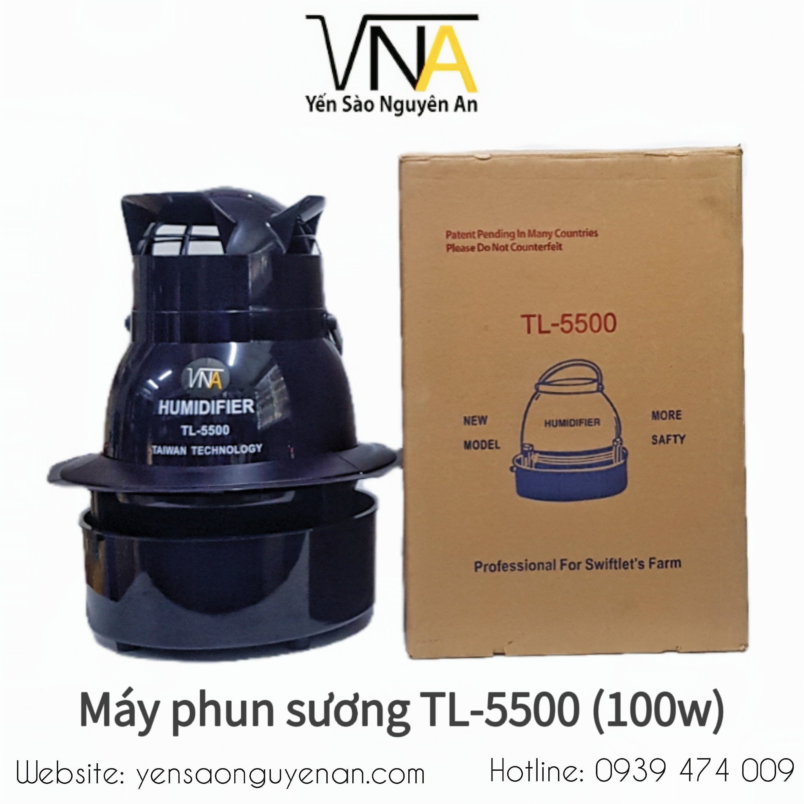 MÁY PHUN SƯƠNG NHÀ YẾN - Máy phun sương li tâm TL 5500
