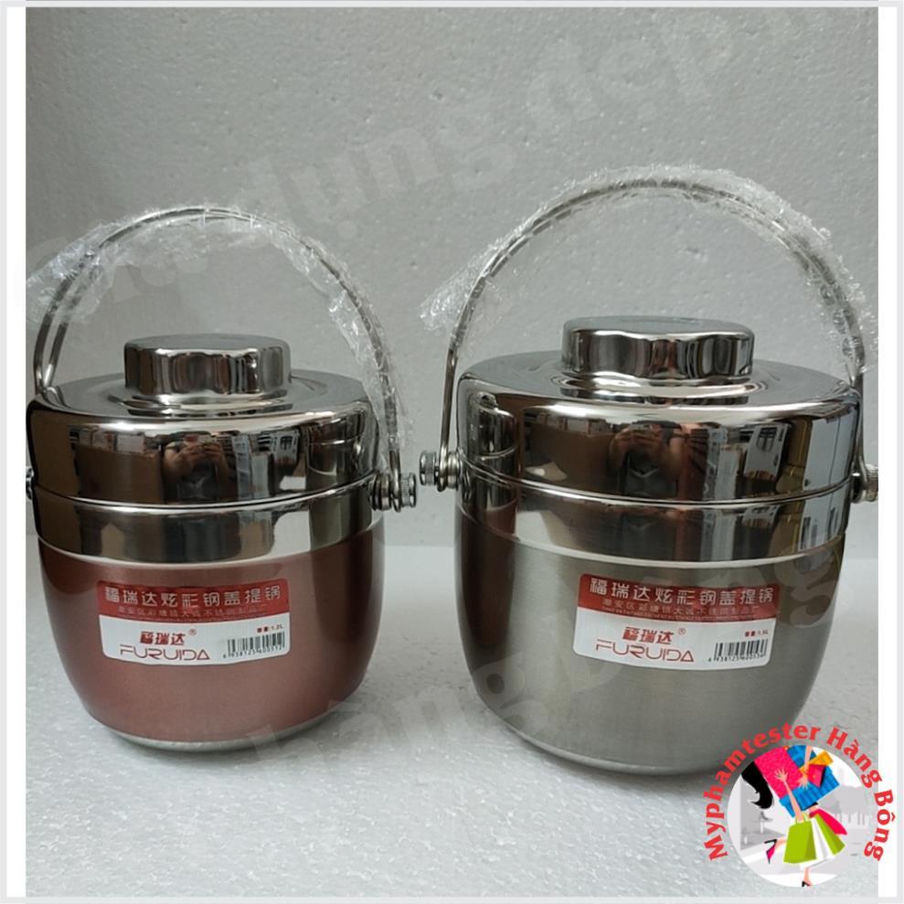 CẶP LỒNG TÁO INOX 304 CAO CẤP 2 NGĂN CÓ DUNG TÍCH 1,2L - 1,5L