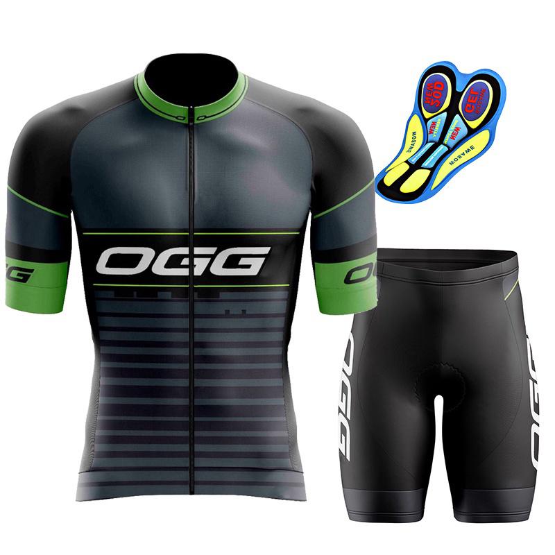 Quần Short Jersey Đi Xe Đạp Cho Nam Quần Yếm Chất Lượng Cao Có Đệm Gel 20D Tay Ngắn Màu Đen Color: Only Top Size: Asian Size -XL