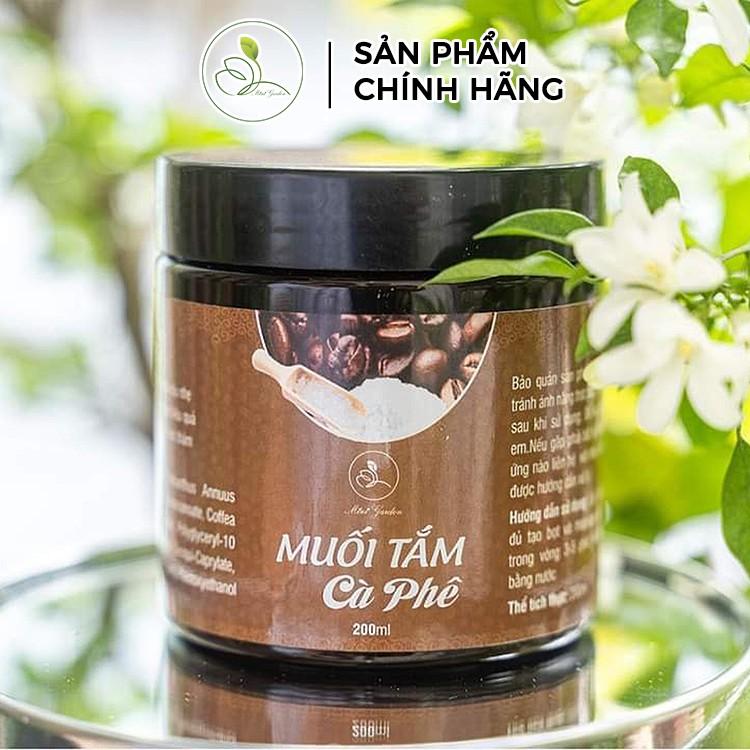 Muối Tắm Cà Phê Mini Garden  200ml - Trắng Sáng Da Hiệu Quả