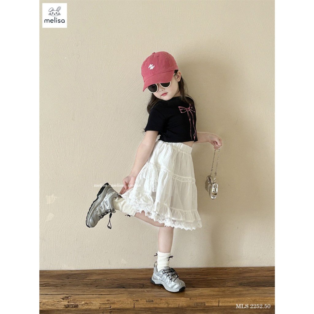 Set váy cho bé gái đi hơi đi học năng động size 10-40kg hàng thiết kế cao cấp