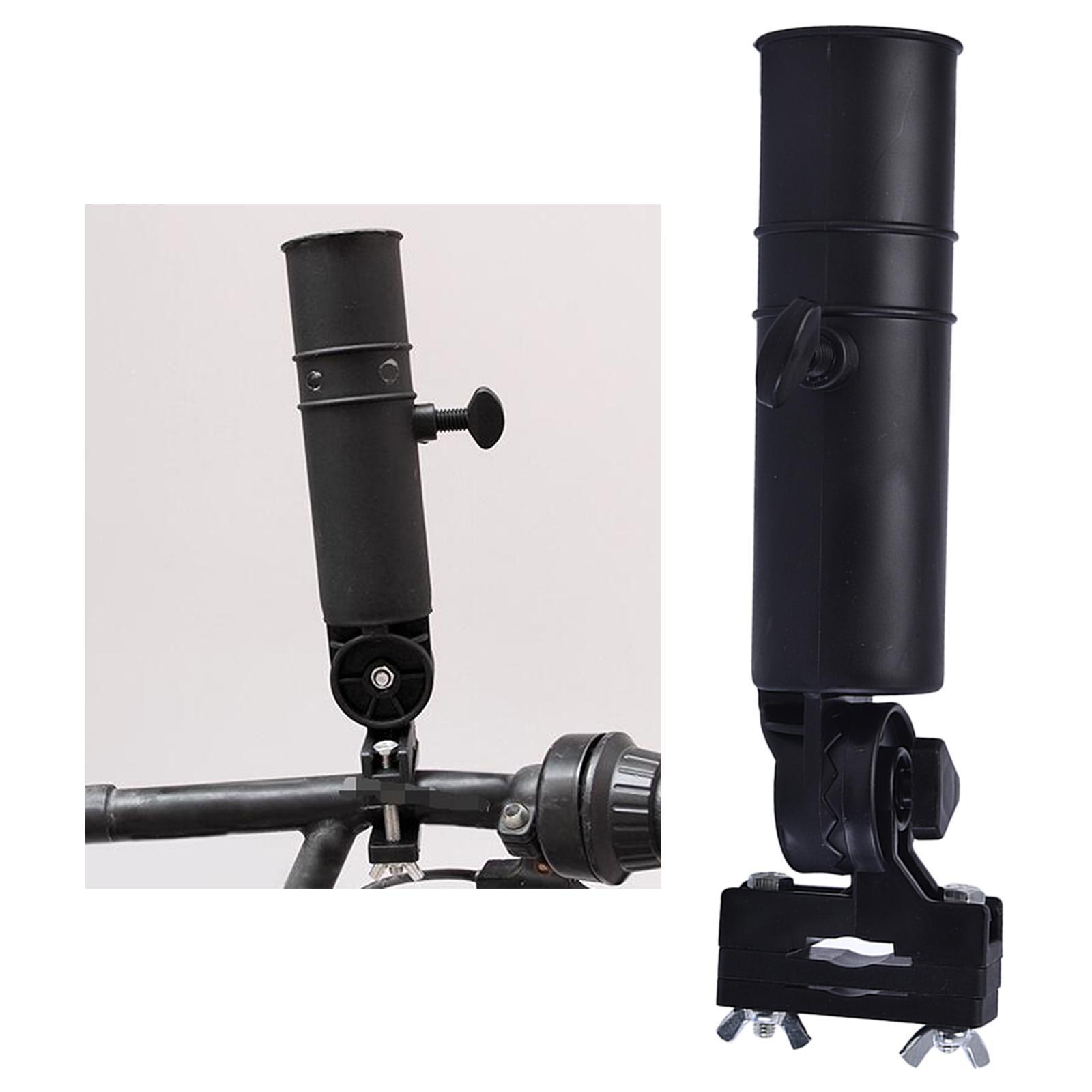 2x Golf Trolley Umbrella Holder Universal Golf Cart Umbrella Stand Mount for Golf Cart Handles,