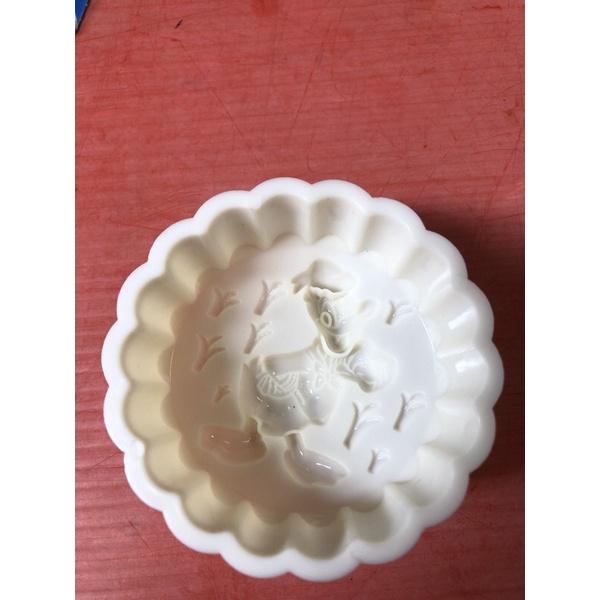 Khuôn rau câu khuôn trung thu 9x9x4.5cm có thể làm khuôn nhận xôi