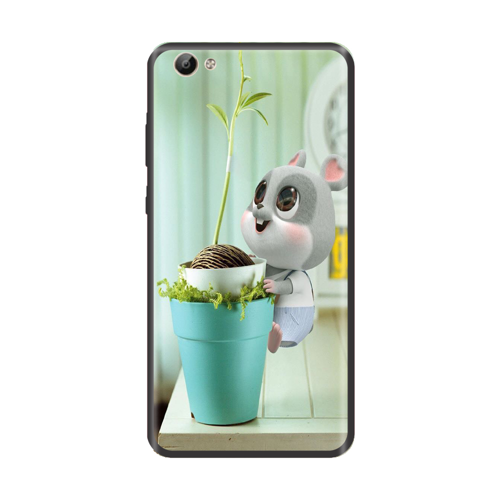 Ốp lưng TPU viền dẻo cho điện thoại VIVO Y66 Hình Chuột Tết 2020 Mẫu 09
