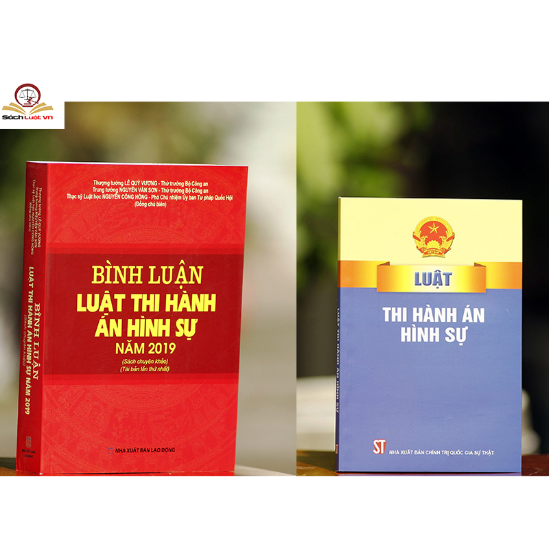 Combo: Bình Luận Luật Thi Hành Án Hình Sư năm 2019 và Luật thi hành án hình sự