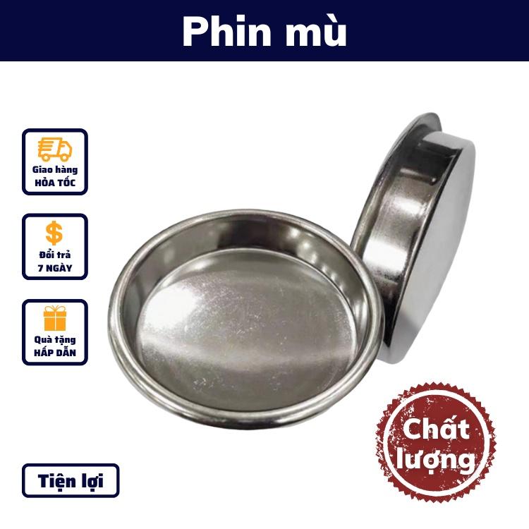 Phin mù vệ sinh máy pha cà phê espresso filter mù rửa tay pha cafe máy inox có 3 size 51,54,58mm dụng cụ vệ sinh máy pha