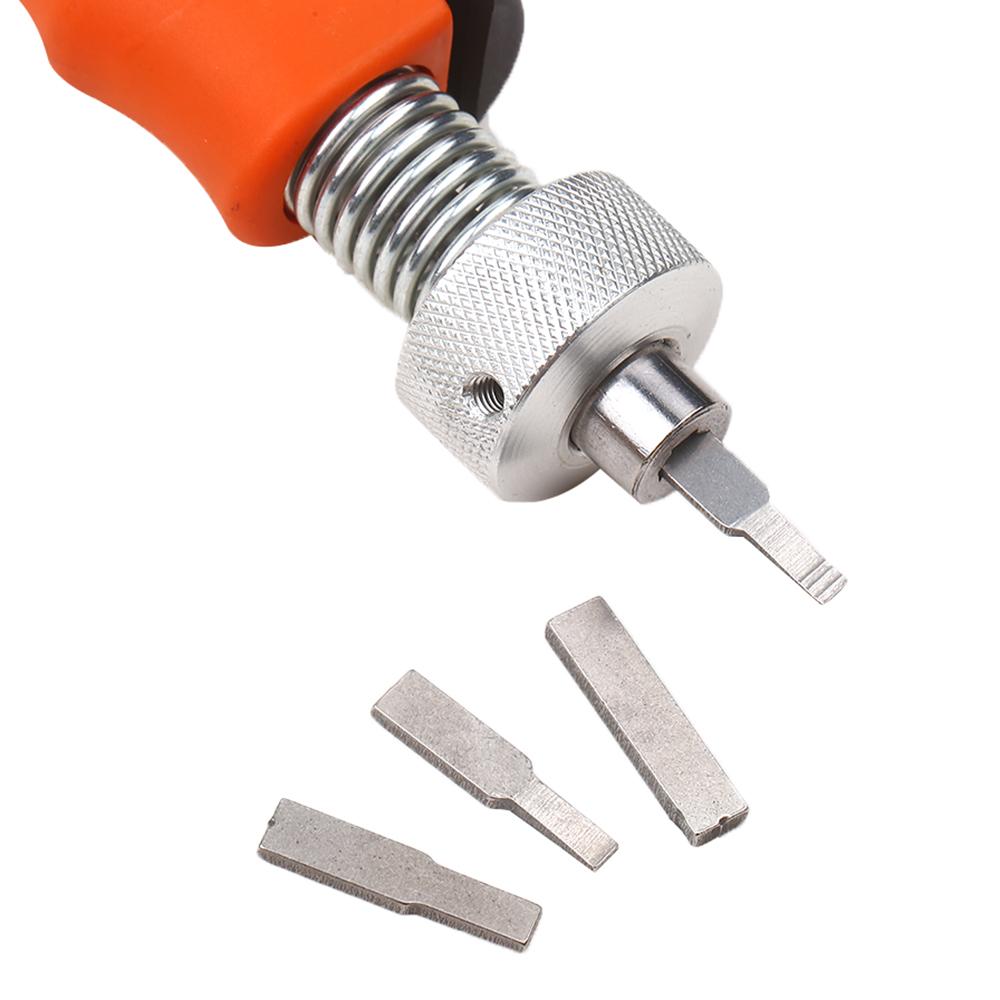 Dụng cự mở khóa 5 món gồm 1 súng mở khóa và 4 mảnh dụng cụ bằng thép không gỉ