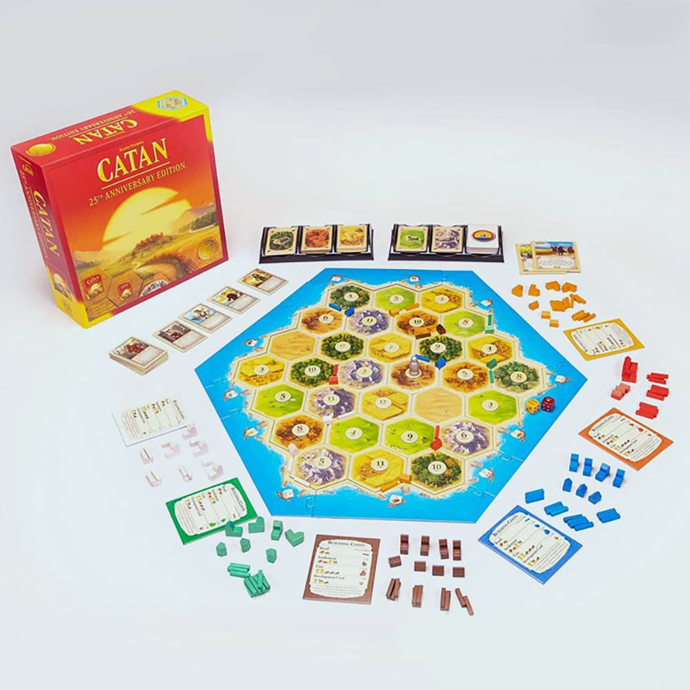Bộ Trò Chơi Catan Board Game 25th Anniversary Bản Tiếng Anh