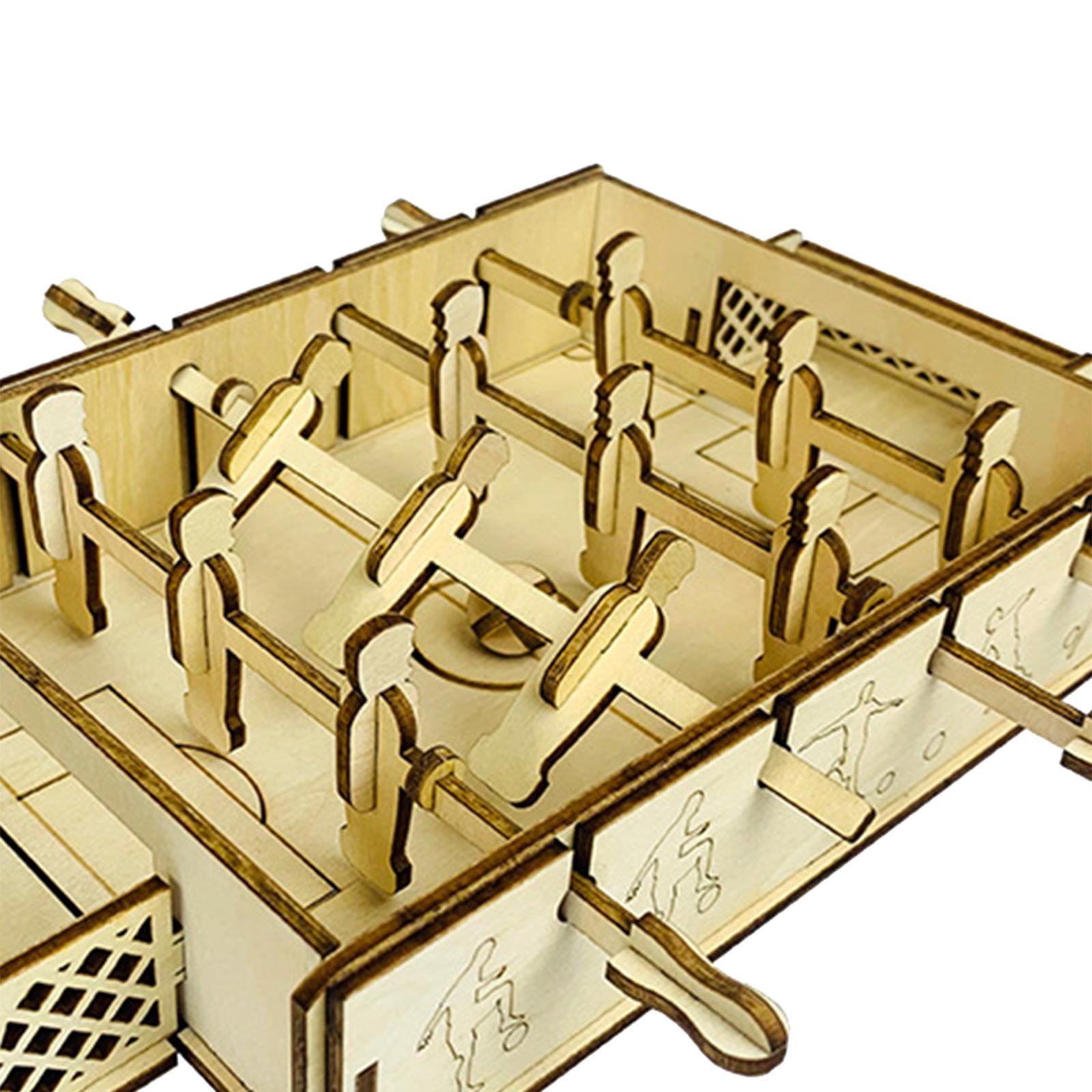 3D Jigsaw Puzzle Gifts Durable Model Kit Wooden for Games Parties Girls Boys